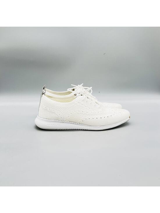 Women Cole Haan Shoes Womens 7 White Knit 2 Zerogrand Stitchlite Sneakers Comfort